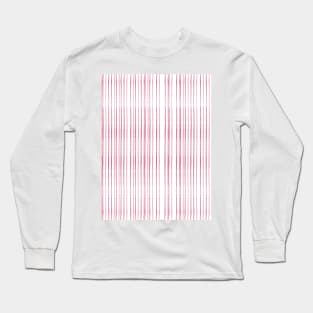 Modern Thin Pink Lines Long Sleeve T-Shirt